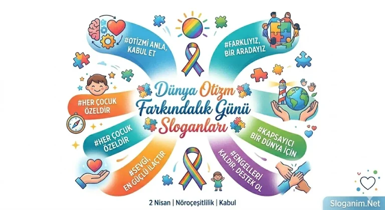 Dünya Otizm Farkındalık Günü ile ilgili Sloganlar 2026