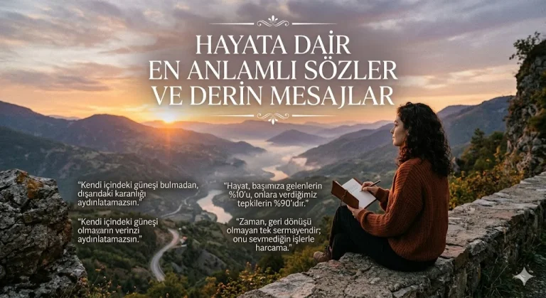 Hayata Dair En Anlamlı Sözler ve Derin Mesajlar