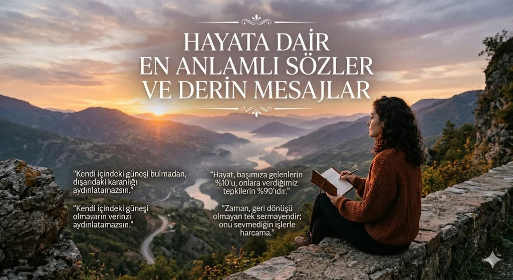 Hayata Dair En Anlamlı Sözler ve Derin Mesajlar