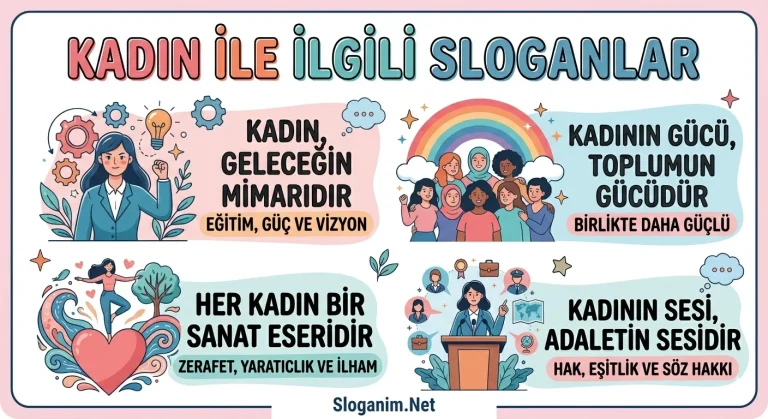 Kadın İle İlgili Sloganlar 2026