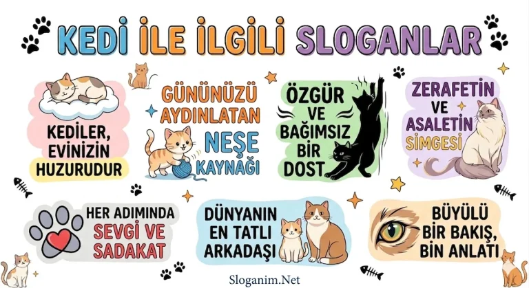 Kedi ile ilgili Sloganlar 2026