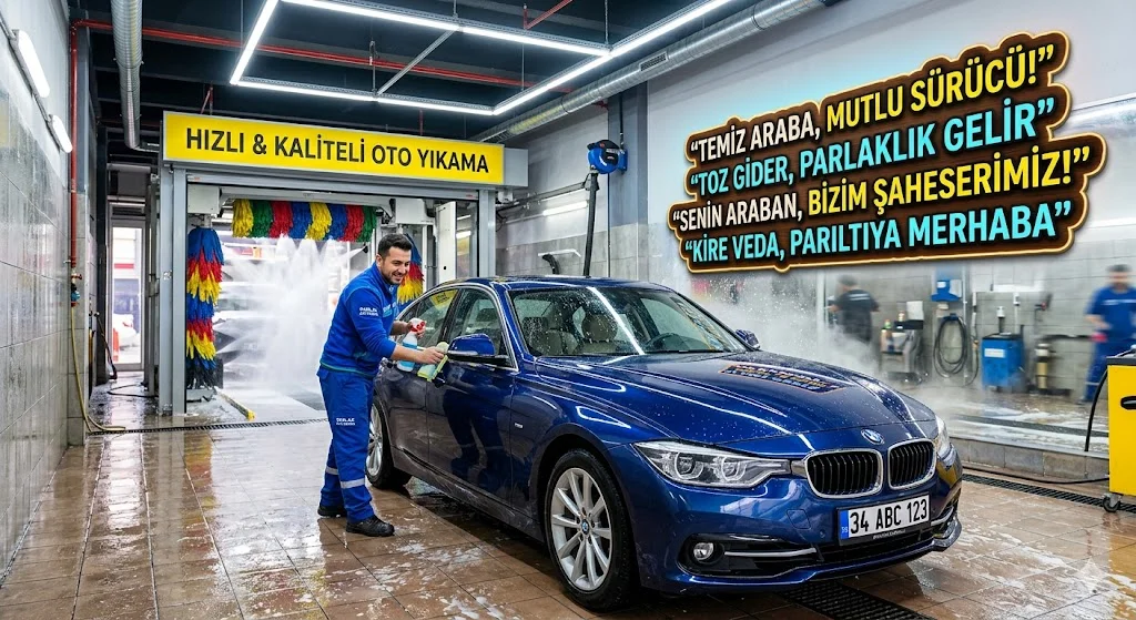 Oto Yıkama Sözleri 2026