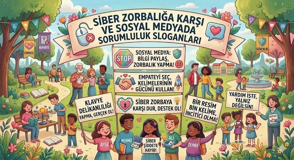 Siber Zorbalık ve Sosyal Medya Sloganları 2026