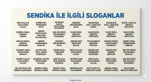 Sendika ile ilgili Sloganları 2026