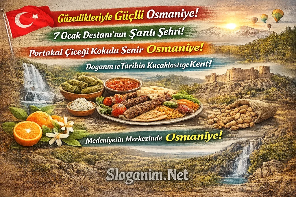 Osmaniye ile ilgili Sloganlar 2026