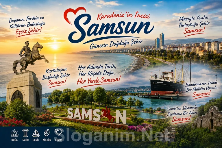Samsun ile ilgili Sloganlar 2026