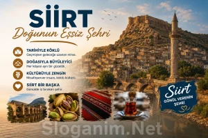 Siirt ile ilgili Sloganlar 2026
