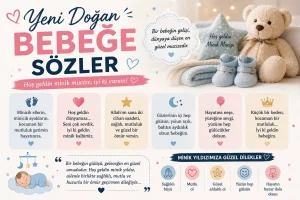 Yeni Doğan Bebeğe Sözler: Hoş Geldin Bebek Mesajları ve Tebrikler